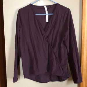 Lululemon Open Crossover Front Long Sleeve